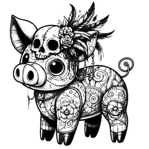 Beargoyle Pig #0336