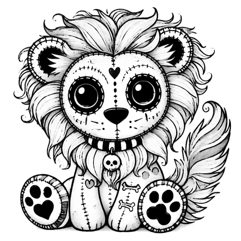 Beargoyle Lion #1714