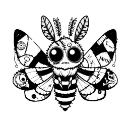 Beargoyle Moth #2253