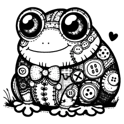 Patchwork Frog #0205
