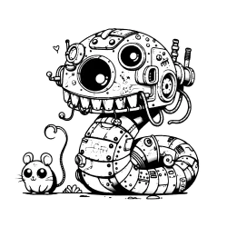 Mechanical snake and mouse friend