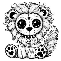 Beargoyle Lion #1714