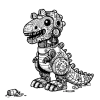 Mechanical Dino #1012