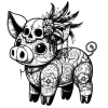 Beargoyle Pig #0336