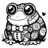 Patchwork Frog #0205