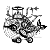 Steampunk Whale #1604